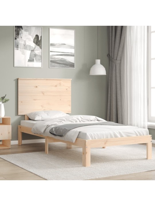 Rám postele s čelem Small Single masivní dřevo