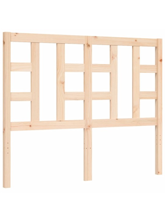 Rám postele s čelem 120 x 200 cm masivní dřevo