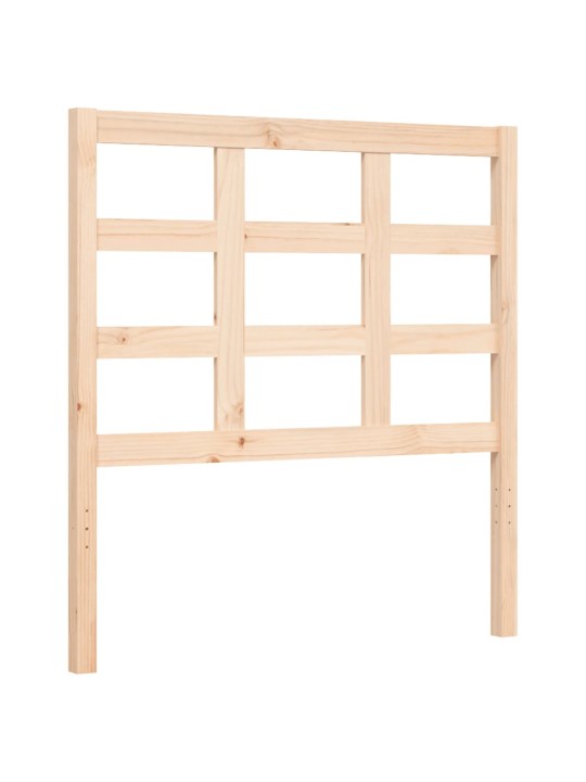 Rám postele s čelem 100 x 200 cm masivní dřevo