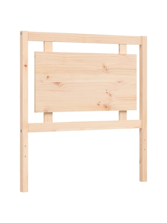 Rám postele s čelem 100 x 200 cm masivní dřevo