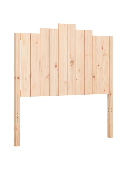 Rám postele s čelem 100 x 200 cm masivní dřevo