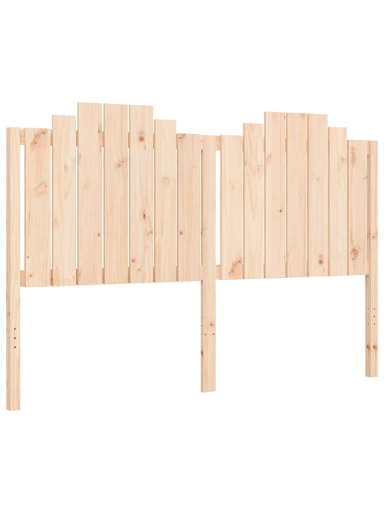 Rám postele s čelem 160 x 200 cm masivní dřevo