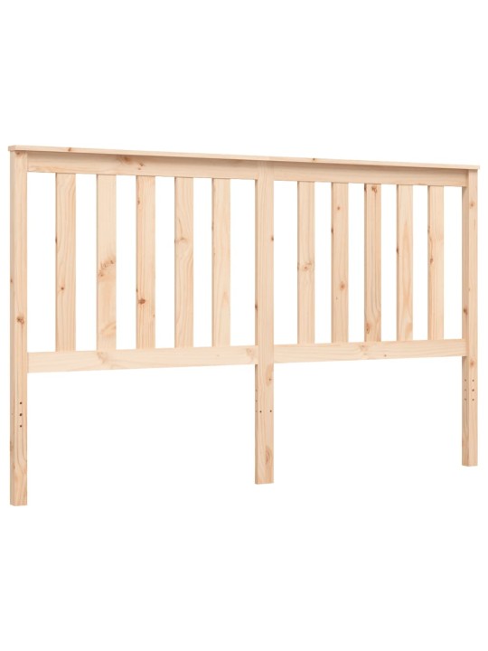 Rám postele s čelem King Size masivní dřevo