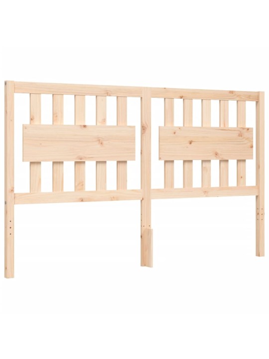 Rám postele s čelem King Size masivní dřevo