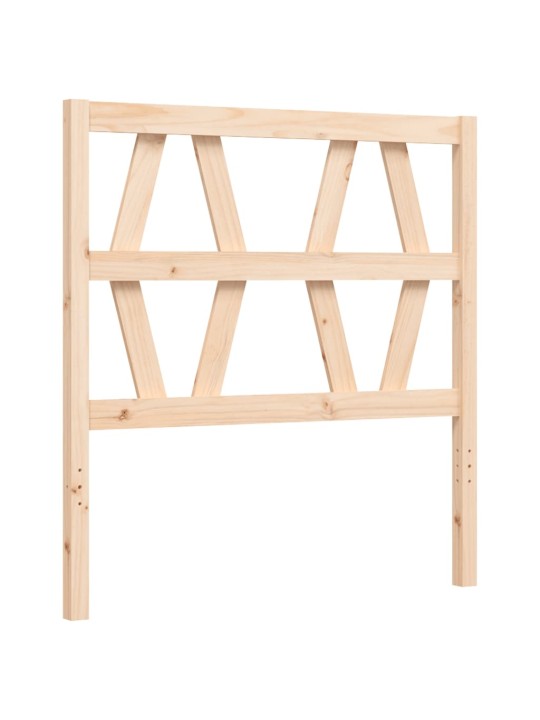 Rám postele s čelem 90 x 200 cm masivní dřevo
