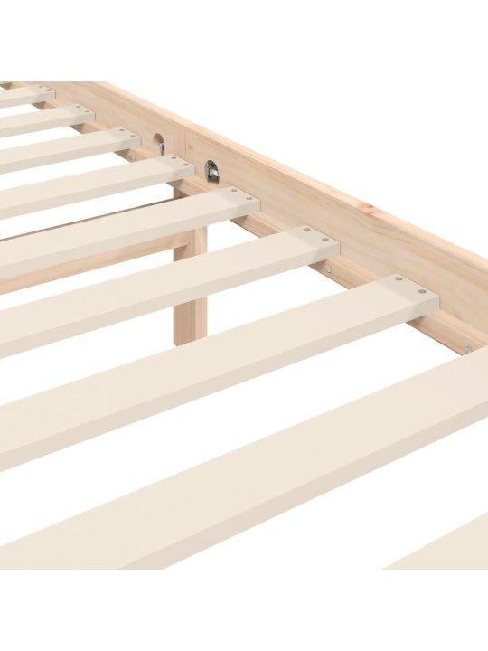 Rám postele s čelem 90 x 200 cm masivní dřevo