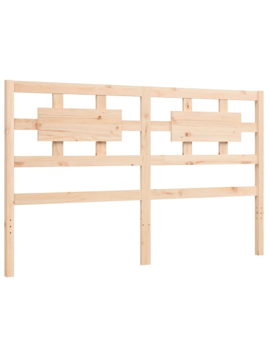 Rám postele s čelem King Size masivní dřevo