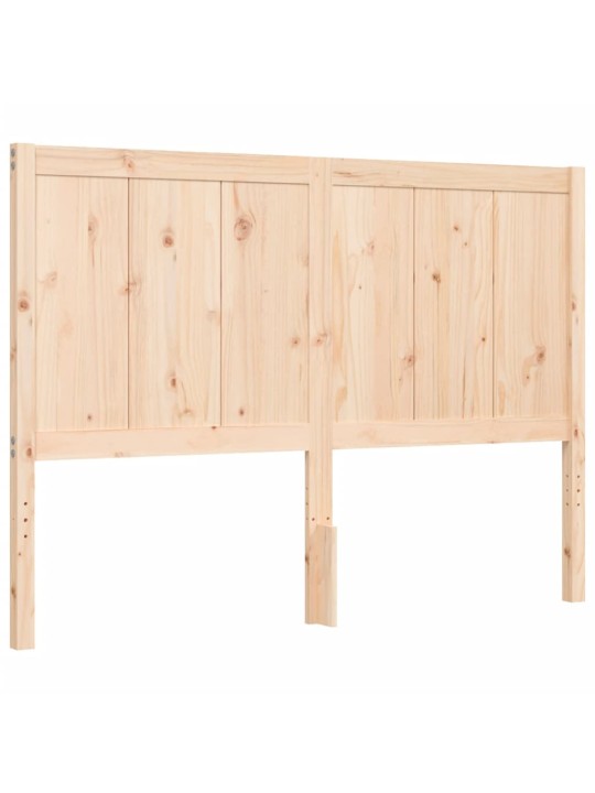 Rám postele s čelem 120 x 200 cm masivní dřevo