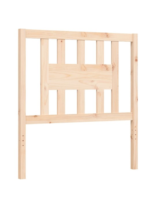 Rám postele s čelem 90 x 200 cm masivní dřevo