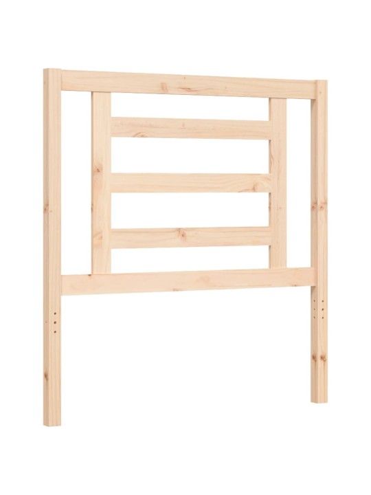 Rám postele s čelem 90 x 200 cm masivní dřevo