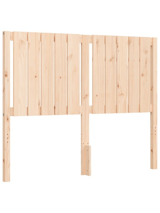 Rám postele s čelem 120 x 200 cm masivní dřevo