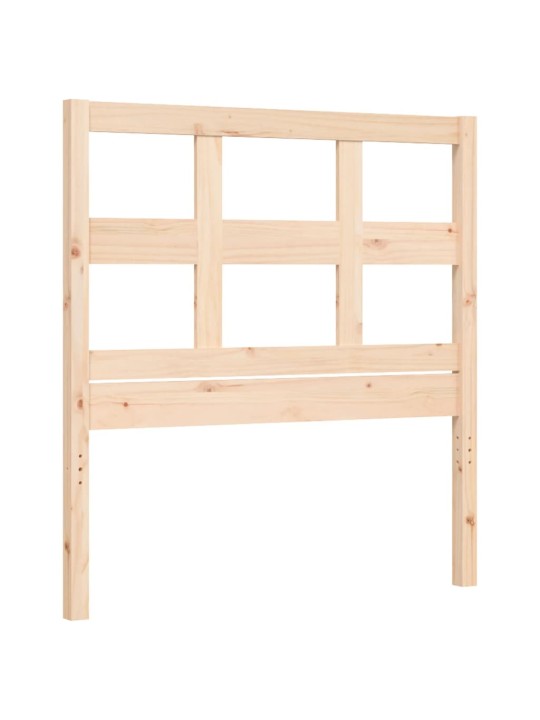Rám postele s čelem 90 x 200 cm masivní dřevo