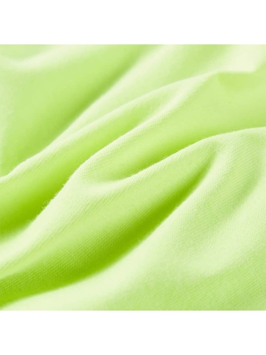 Dětské tričko fluorescenční žluté 128