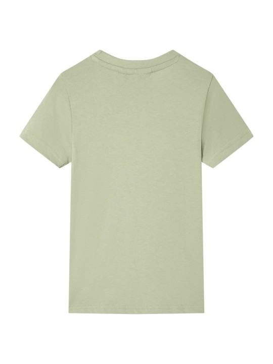 Dětské tričko s krátkým rukávem světle khaki 104