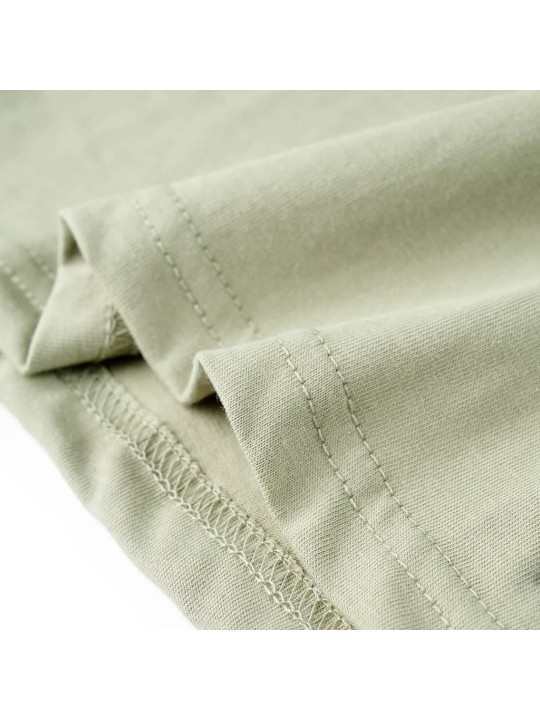 Dětské tričko s krátkým rukávem světle khaki 104