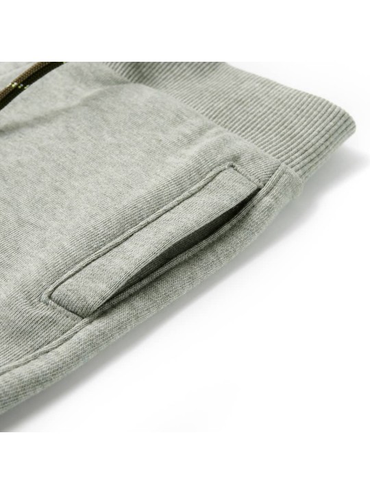 Dětské kraťasy se šňůrkou světle khaki melanž 92