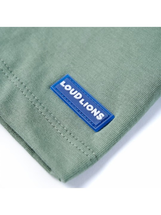 Dětské tričko s krátkým rukávem khaki 104