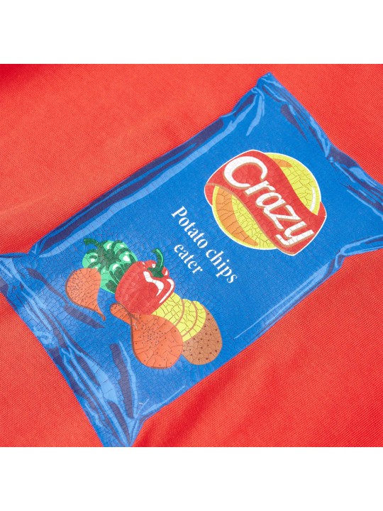 Dětské tričko s krátkým rukávem červené 104