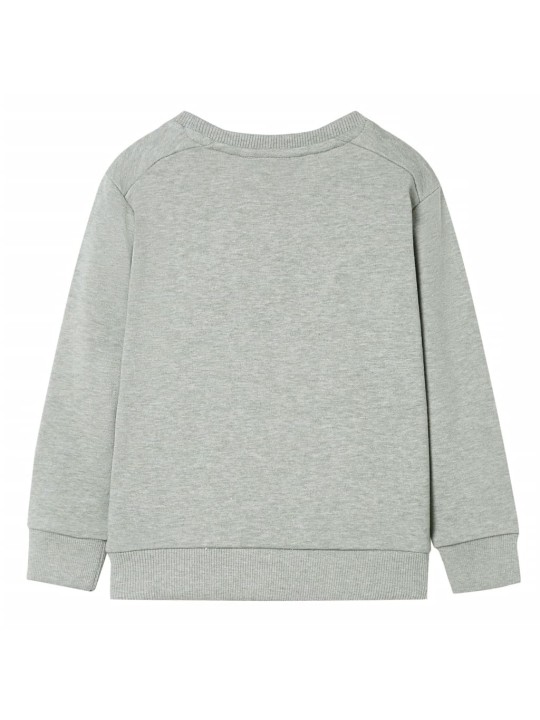 Dětská mikina světle khaki melanž 104