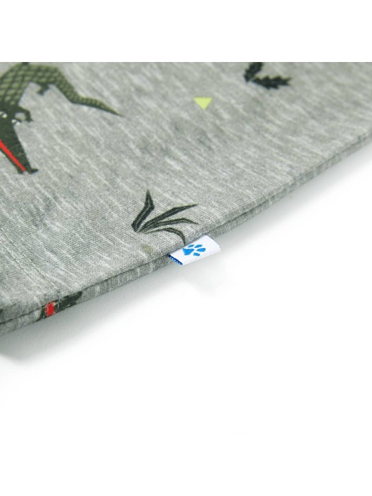 Dětské tričko světle khaki melanž 104
