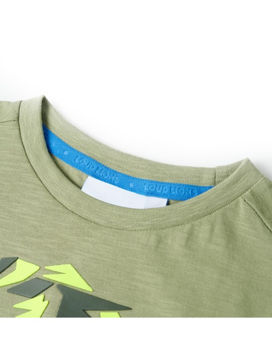 Dětské tričko světle khaki 104
