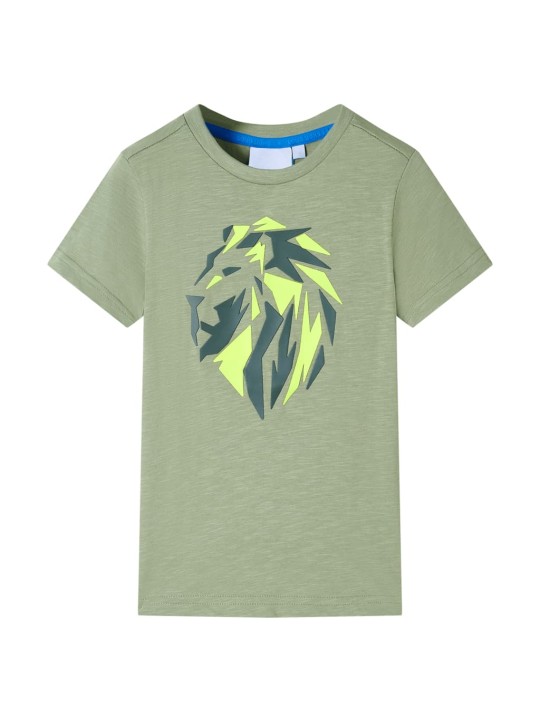 Dětské tričko světle khaki 140