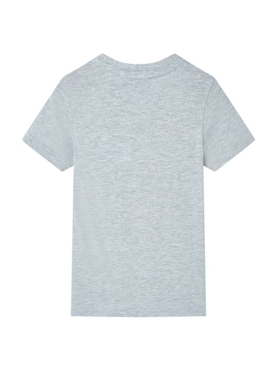 Dětské tričko s krátkým rukávem šedé 104
