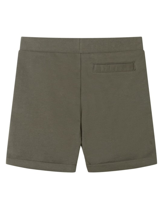 Dětské kraťasy se šňůrkou tmavě khaki 92