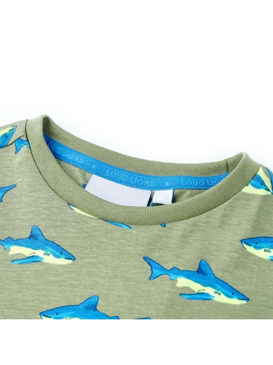 Dětské tričko světle khaki 104