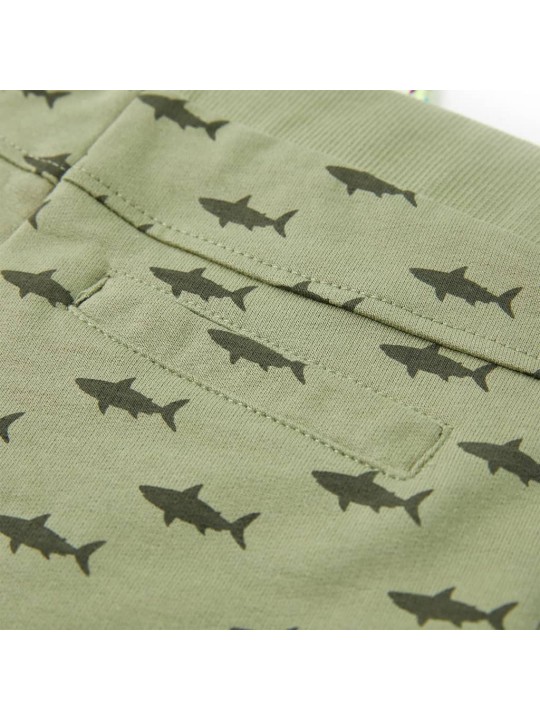 Dětské kraťasy se šňůrkou světle khaki 104