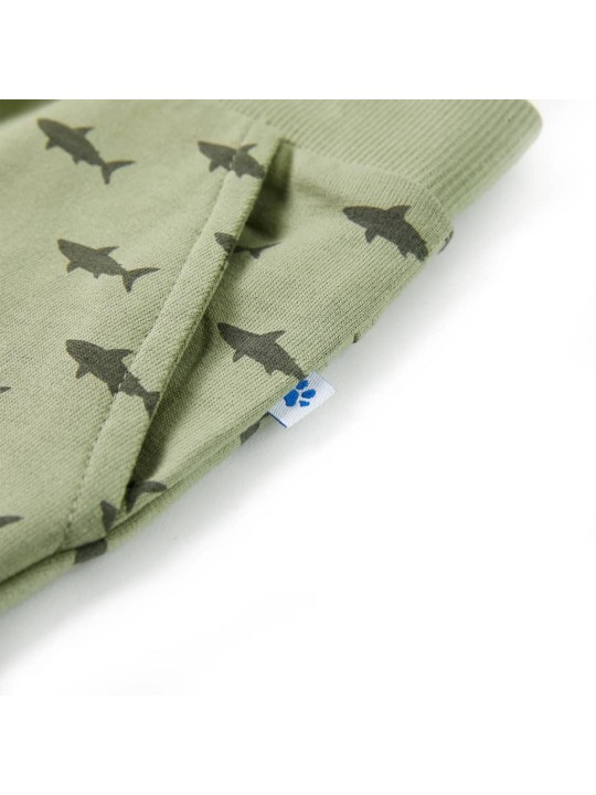 Dětské kraťasy se šňůrkou světle khaki 128