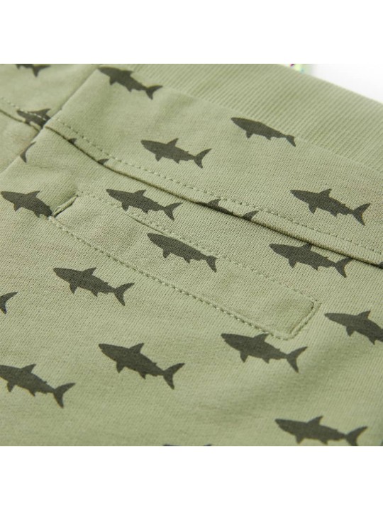 Dětské kraťasy se šňůrkou světle khaki 128