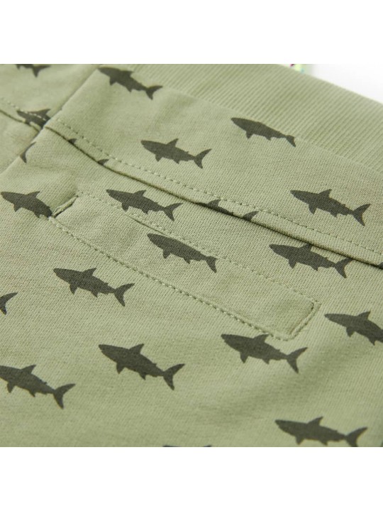 Dětské kraťasy se šňůrkou světle khaki 140