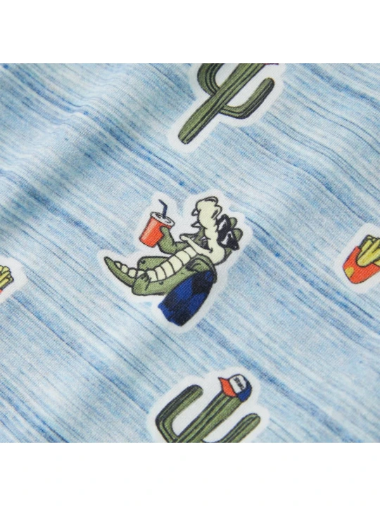 Dětské tričko odstíny modré 128