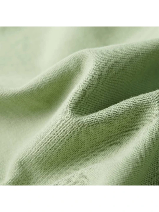 Dětská mikina s kapucí na zip světle khaki 104