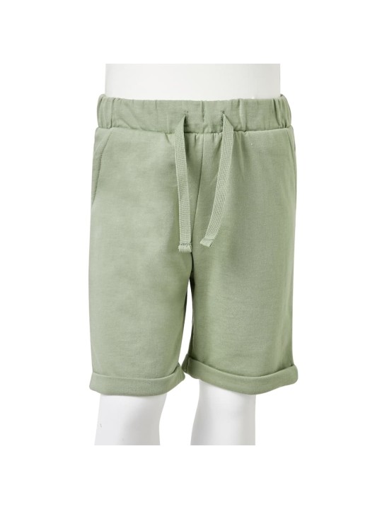 Dětské kraťasy se šňůrkou světle khaki 92