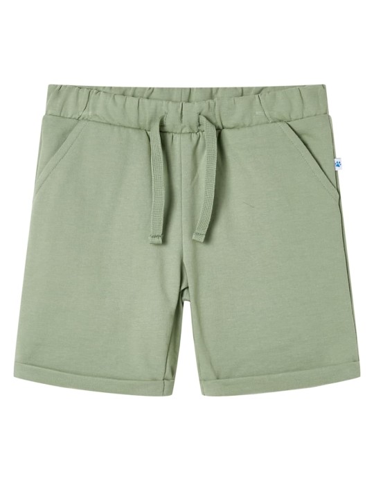 Dětské kraťasy se šňůrkou světle khaki 104