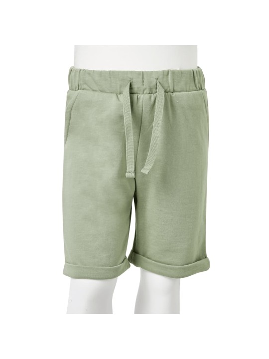 Dětské kraťasy se šňůrkou světle khaki 104