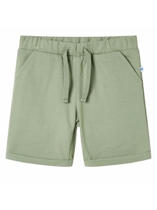 Dětské kraťasy se šňůrkou světle khaki 116