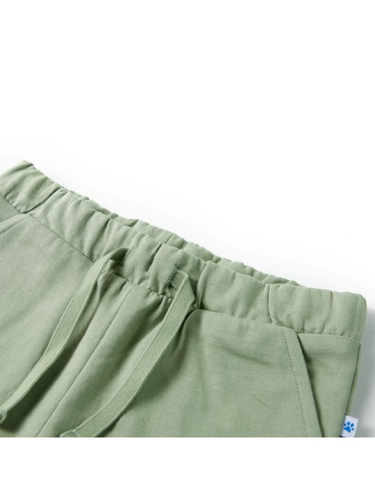 Dětské kraťasy se šňůrkou světle khaki 116