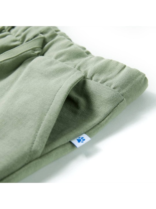 Dětské kraťasy se šňůrkou světle khaki 116