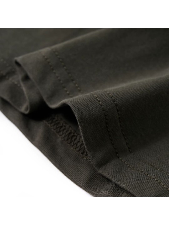 Dětské tričko s dlouhým rukávem khaki 104