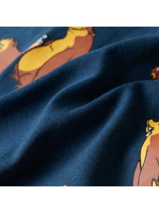 Dětský overal na spaní džínově modrý 92