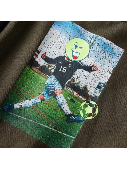 Dětské tričko s dlouhým rukávem khaki 92