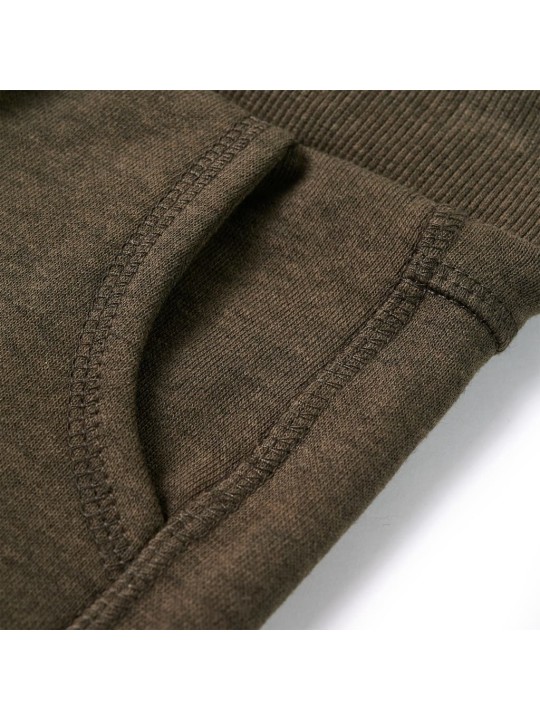 Dětské tepláky khaki melanž 92
