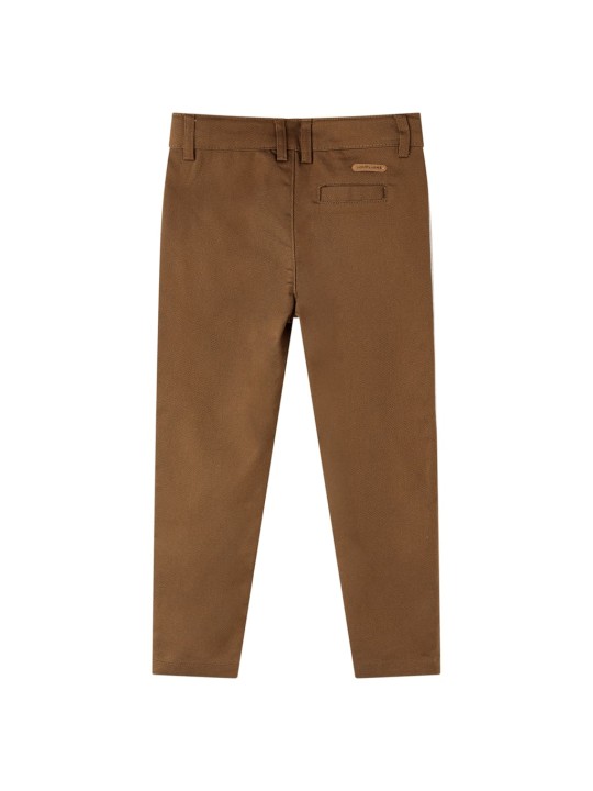 Dětské kalhoty koňakové 104