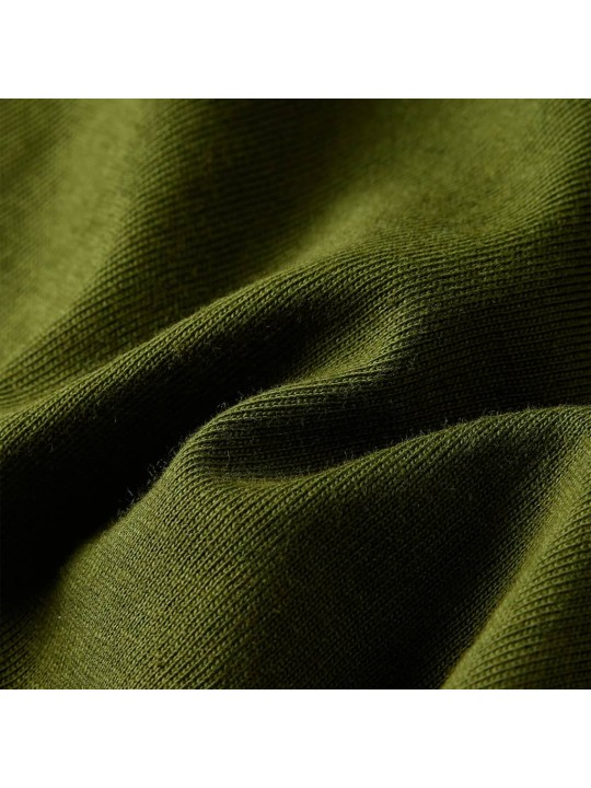 Dětské tričko s dlouhým rukávem tmavě khaki 128
