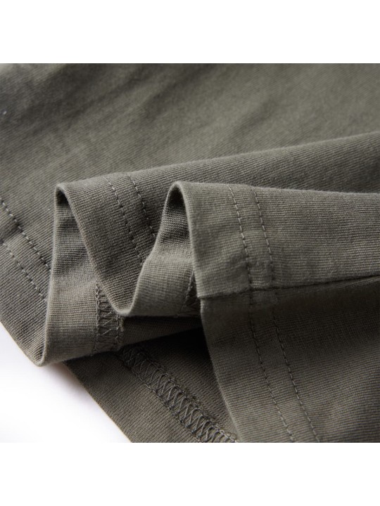 Dětské tričko s dlouhým rukávem khaki 104