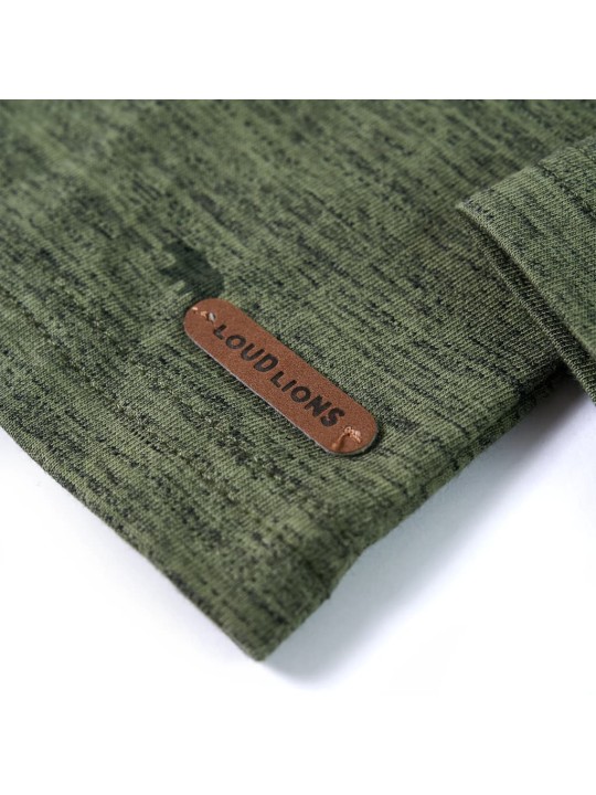 Dětská košile khaki melanž 104