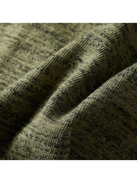 Dětské tričko s dlouhým rukávem khaki melanž 104
